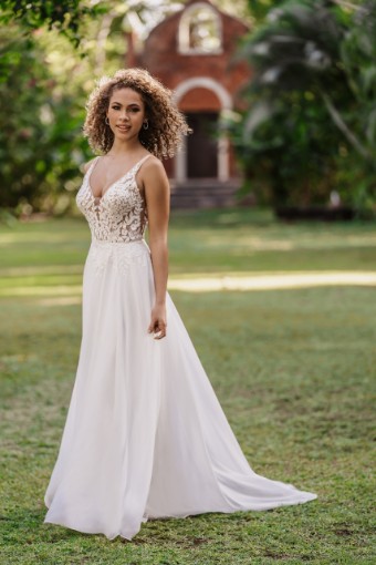 Allure Bridals Style #3551 #0 default Champagne/Ivory/Nude thumbnail