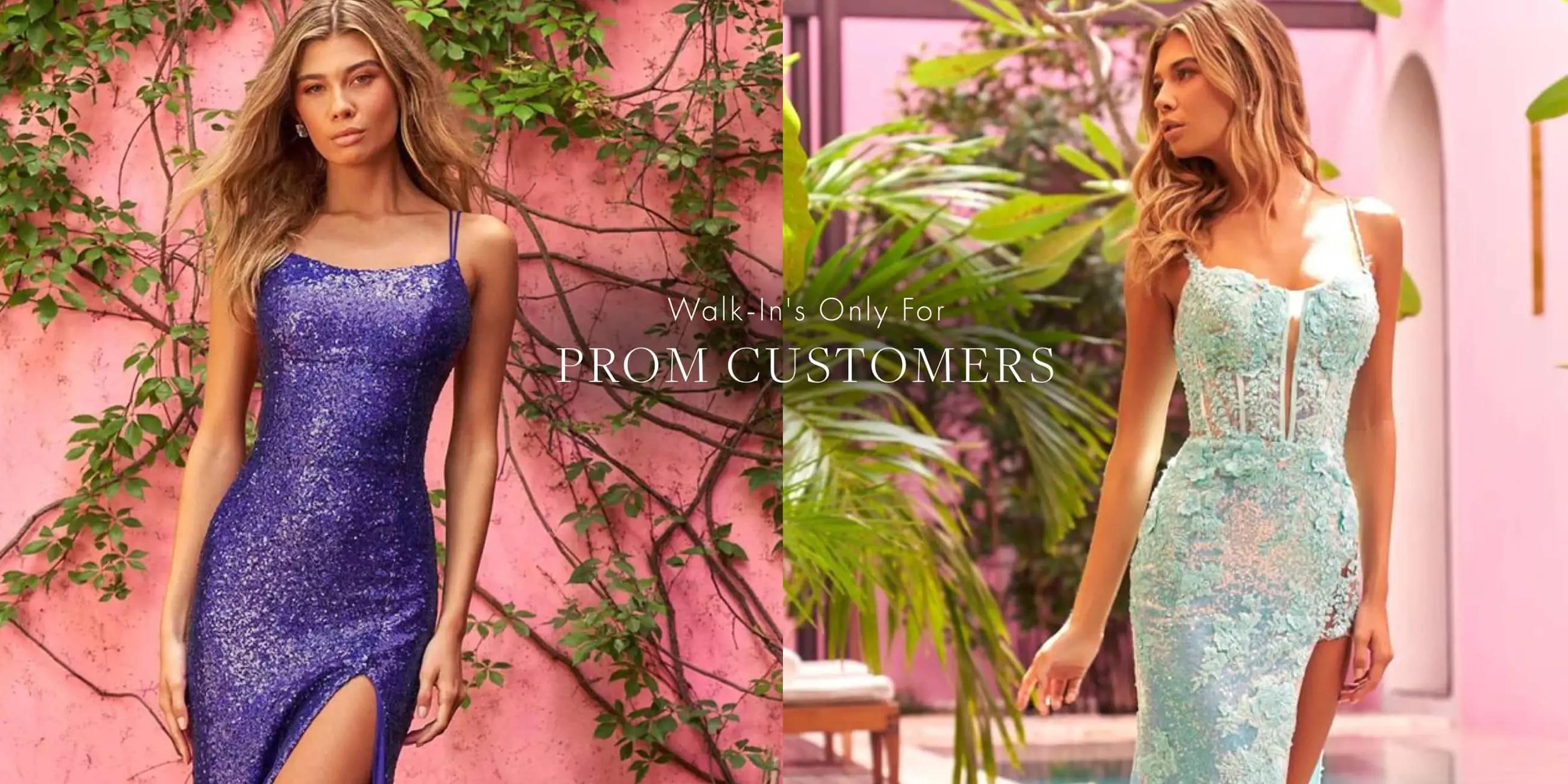 walk-ins only for prom!