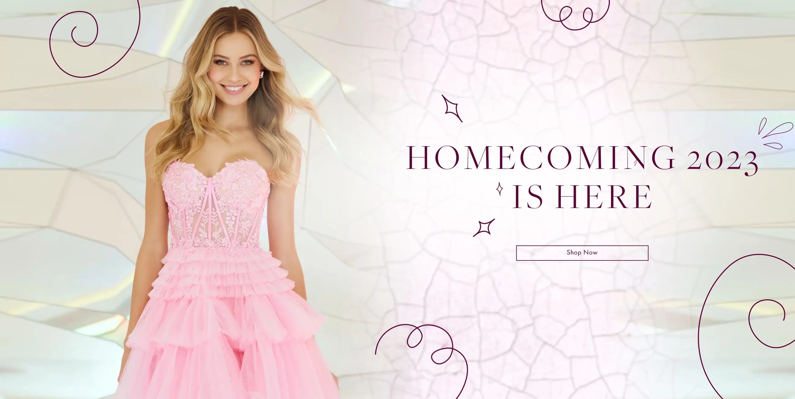 Homecoming 2023 collection Banner for Desktop