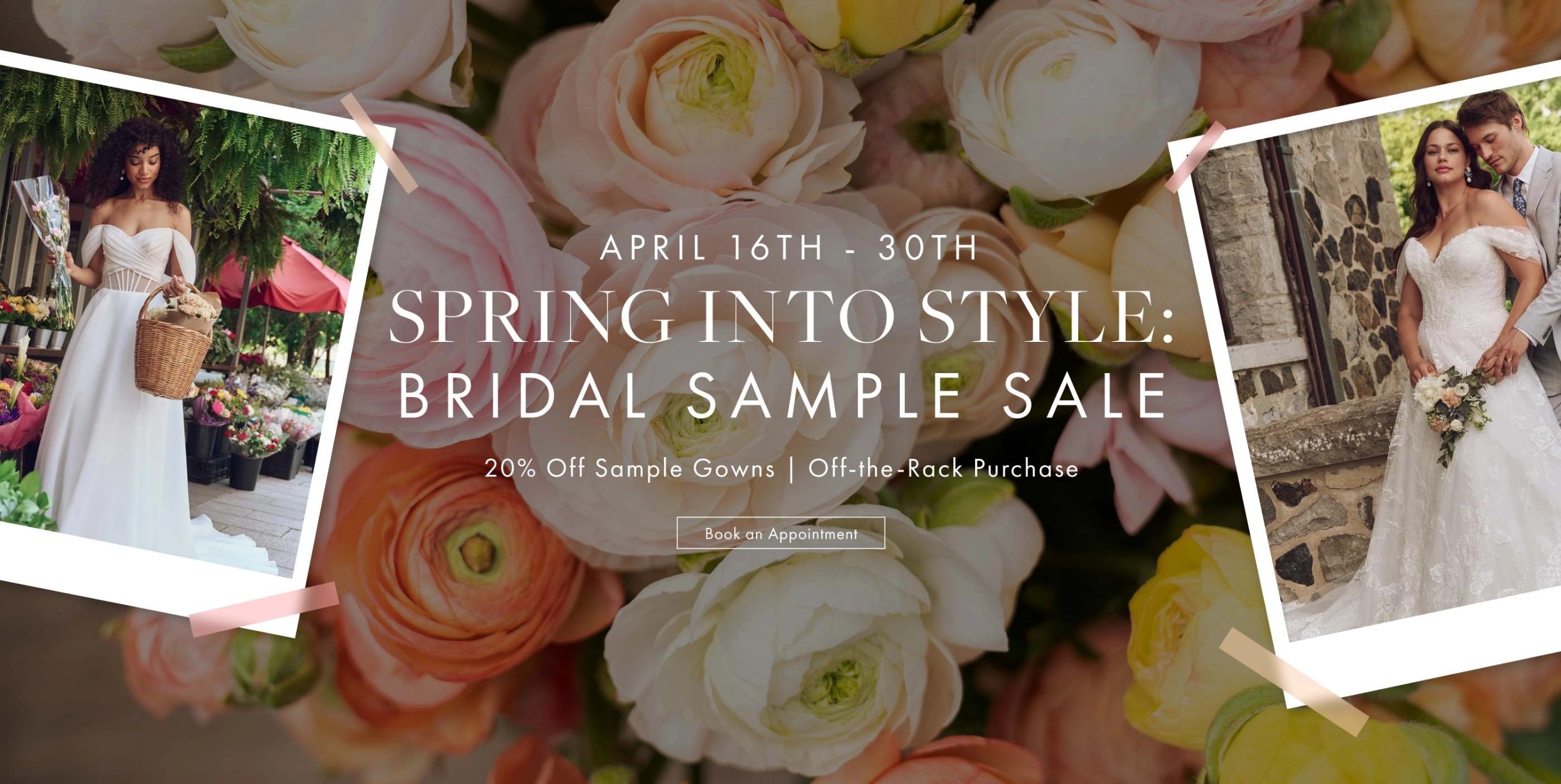 Spring Into Style Bridal Sample Sale