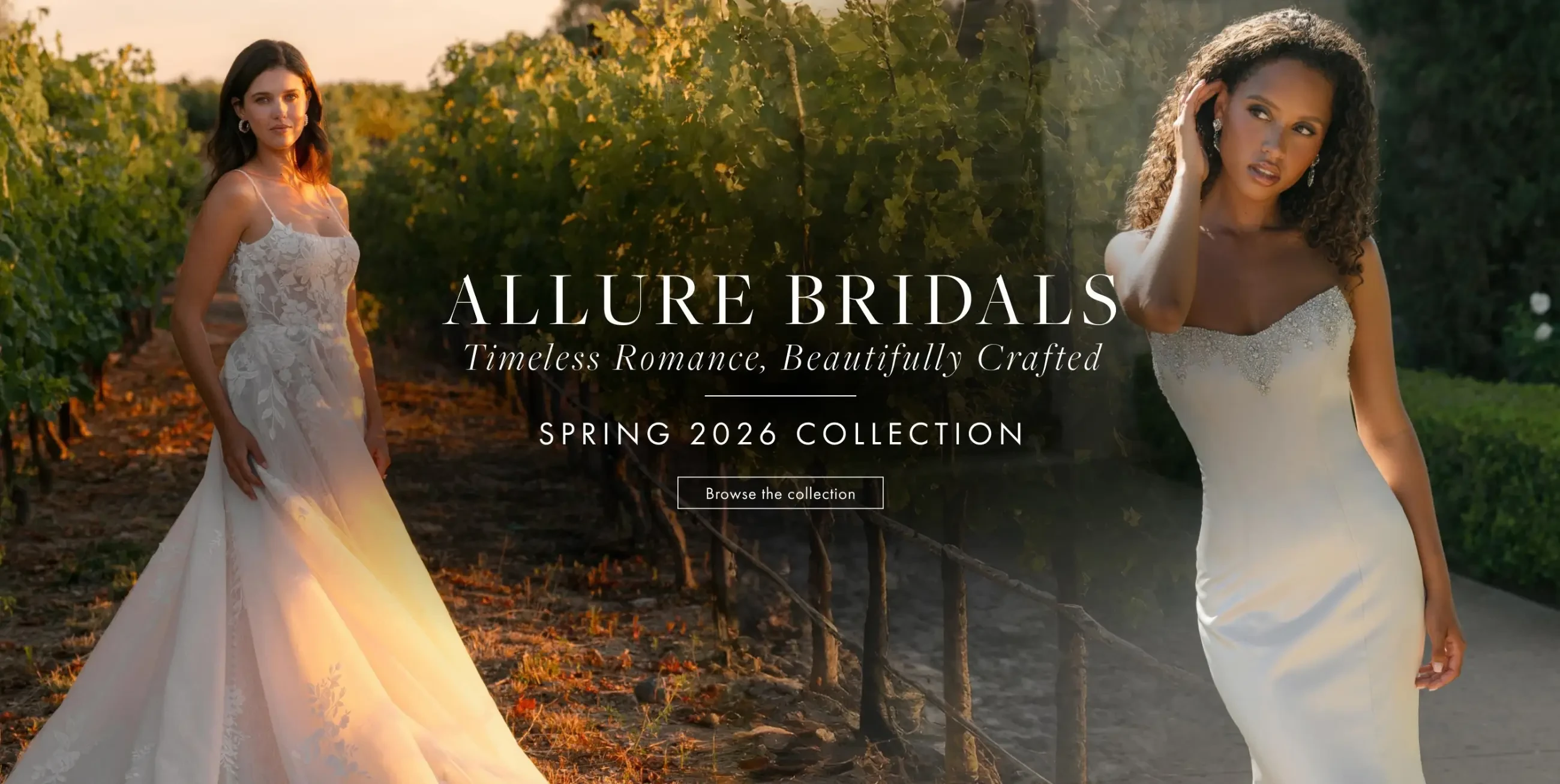 Allure Bridals Banner for Desktop
