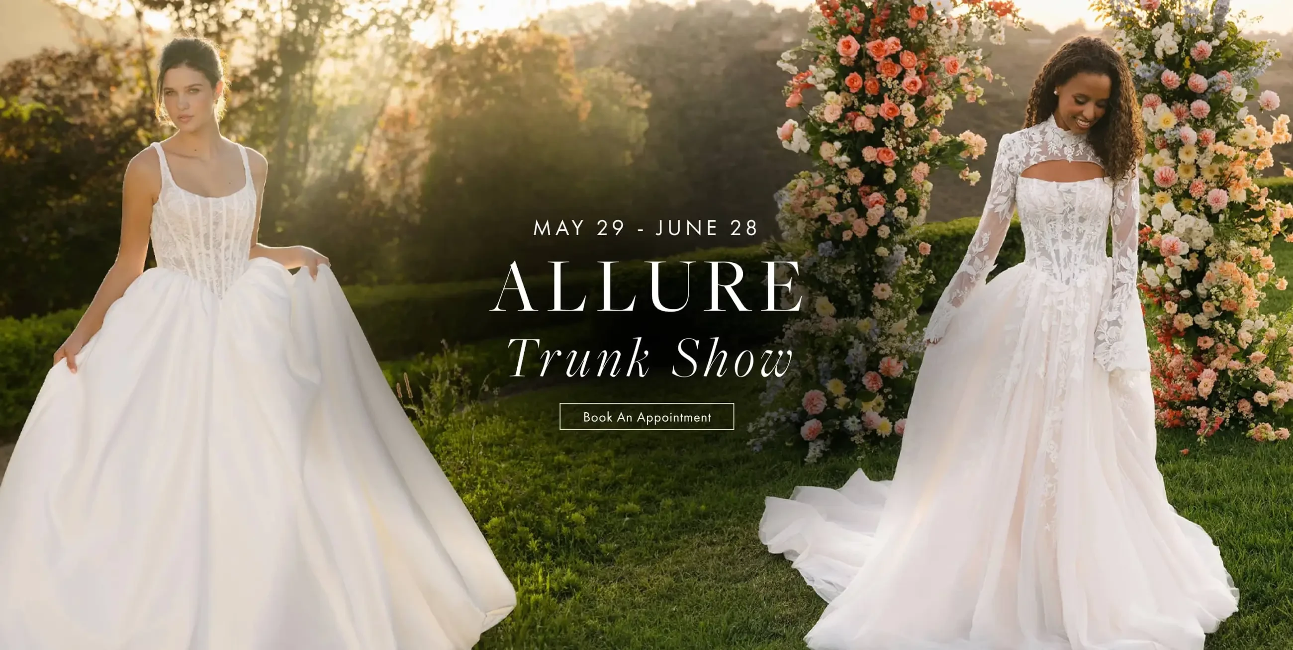 allure trunk show banner
