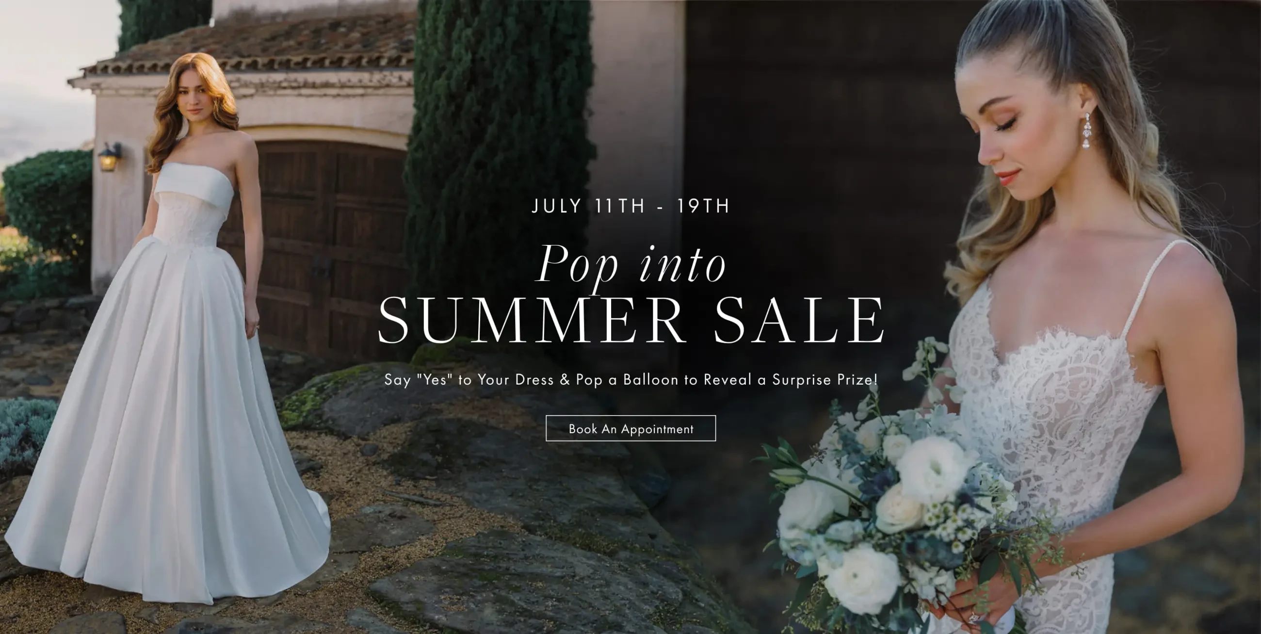 Sample Sale Banner for Desktop
