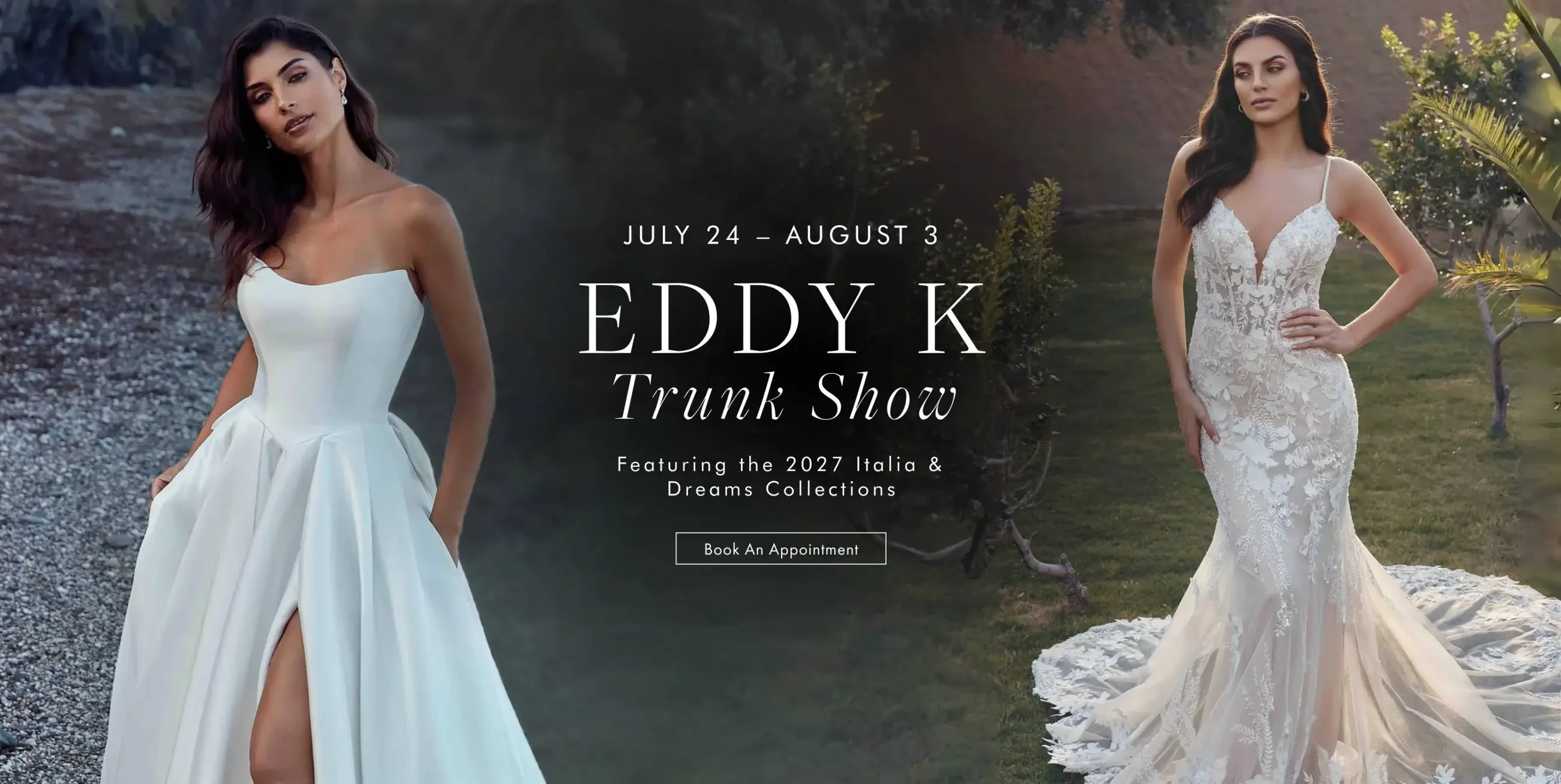 Eddy K Trunk Show Banner for Desktop